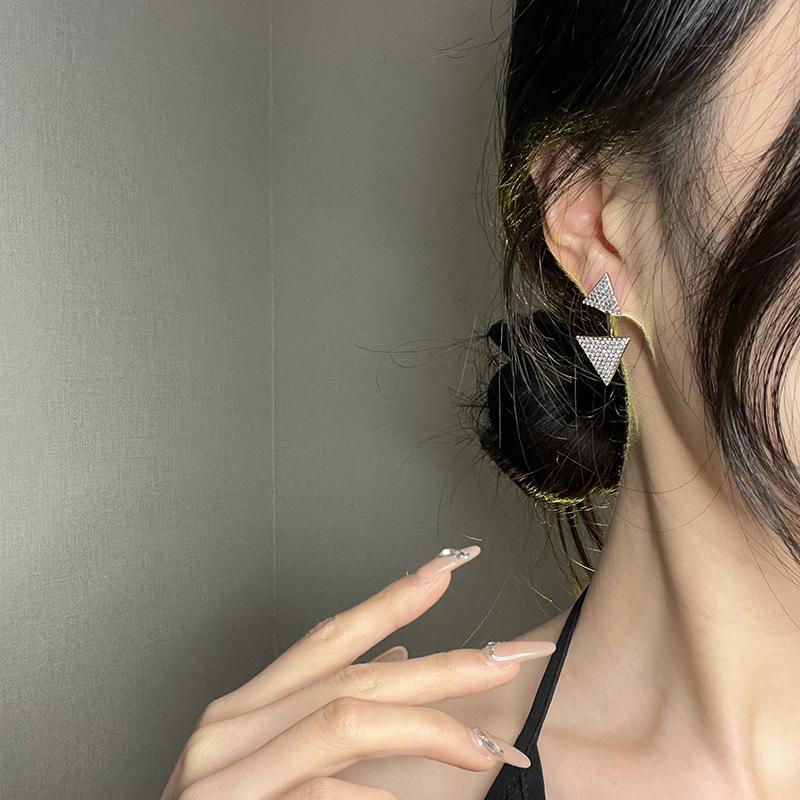 Korean Style Triangle Earrings: Chic, Versatile, and Trendy Design for Women
