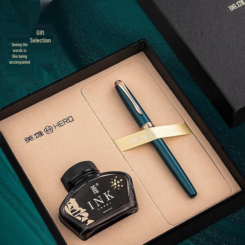 HERO 850 Fountain Pen Gift Set Ink Set