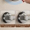 Wall Mounted Suction Cup Towel Pole Single-rod Bath Towel Storage Rack  Kitchen Storage
