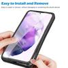 For Samsung Galaxy S23+ Phone Case Acrylic+TPU +PET Screen Film Phone Cover Camera Lens Protection