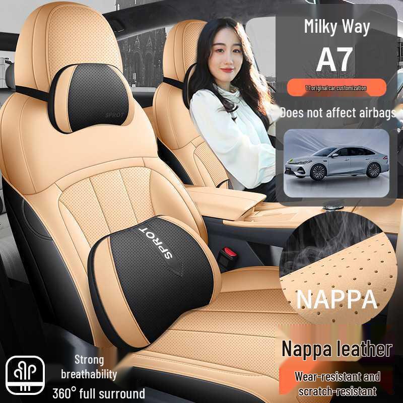 Geely Galaxy A7 All-Season Breathable Leather Seat Covers & Cushions