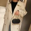 Elegant Sequined Glitter Evening Bag Bow Sparkling Shiny Clutch Bag Metal Chain Crossbody Bag Dinner