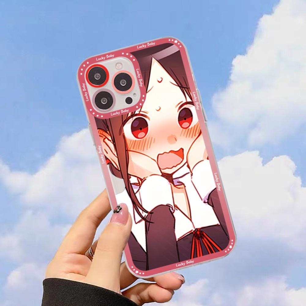 Kaguya Sama Love is War Phone Case For iPhone 15 11 12 13 14 Mini Pro Max XR X XS TPU Clear Case
