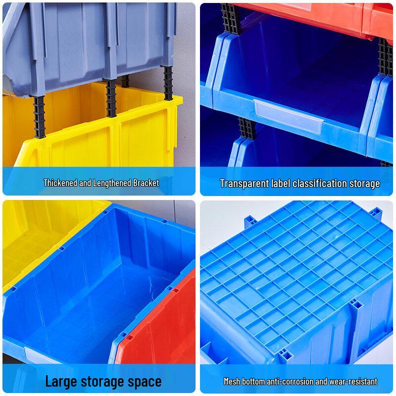 Heavy-Duty Modular Industrial Plastic Storage Bin