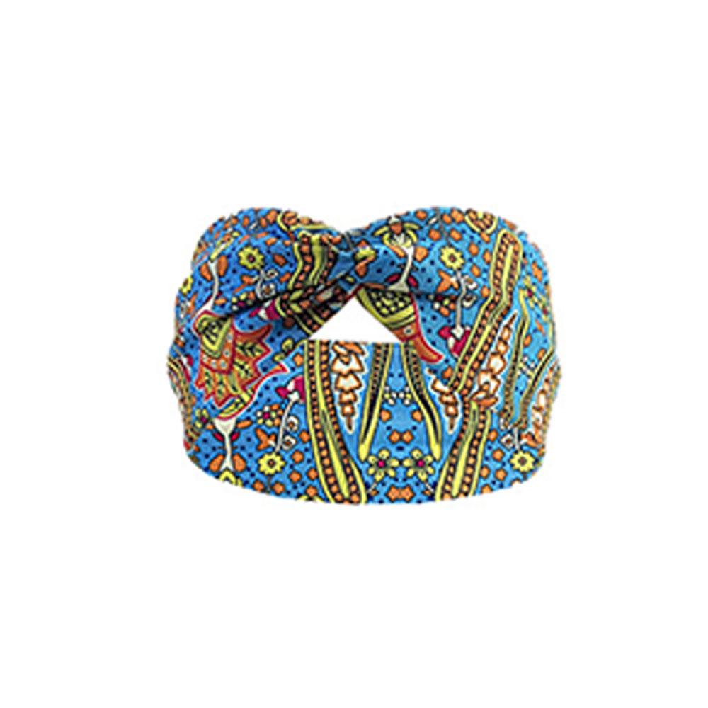 Printed Sports Headband Yoga Headband Sweat-absorbent Antiperspirant Women's Wide-brimmed Headscarf