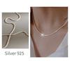Silver 925 Certified Luxury Woman Jewelry 45cm Chains Necklace For Women Bling Bling Designer Necklaces Female Gift