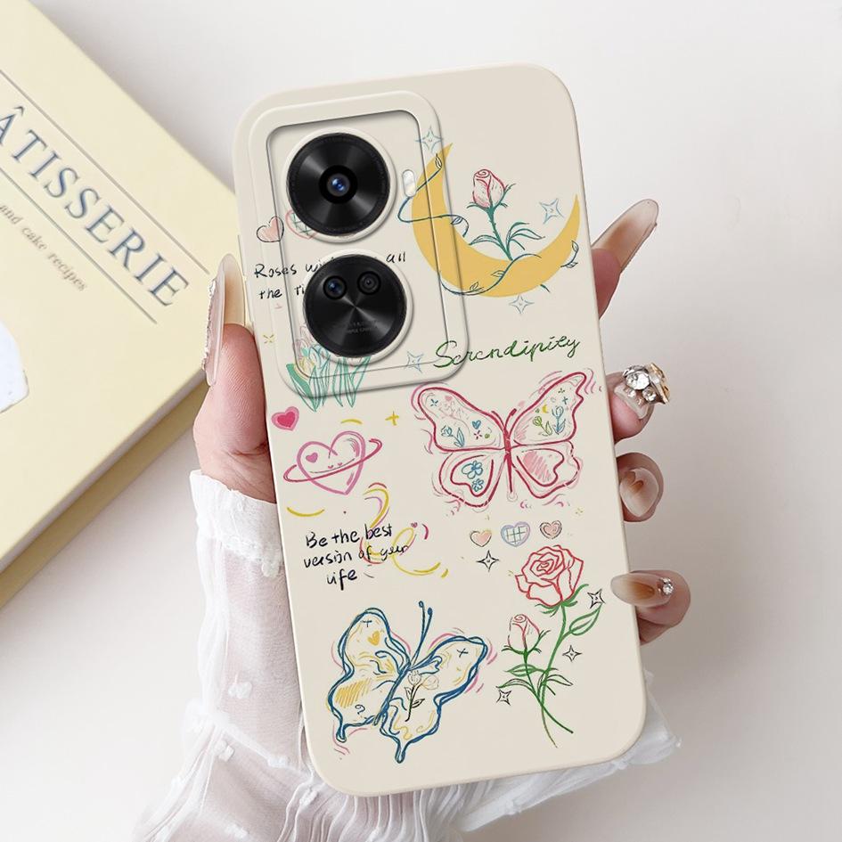 Für Huawei Nova 11 SE Hülle Süßer Hase Kaktus Cartoon Weiches Flüssigsilikon Stoßfeste Abdeckung Für Huawei Nova 12 SE BNE-LX1 Capa