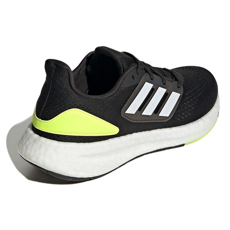 Adidas PureBoost 22 White Solar Yellow Men Sneakers Black Core-Black Cloud-White HQ1449