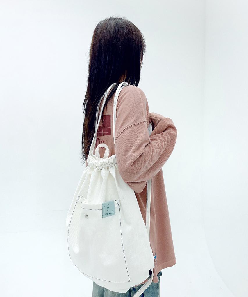 Sonnetofnight Denim Casual String Backpack (Gym Sack)