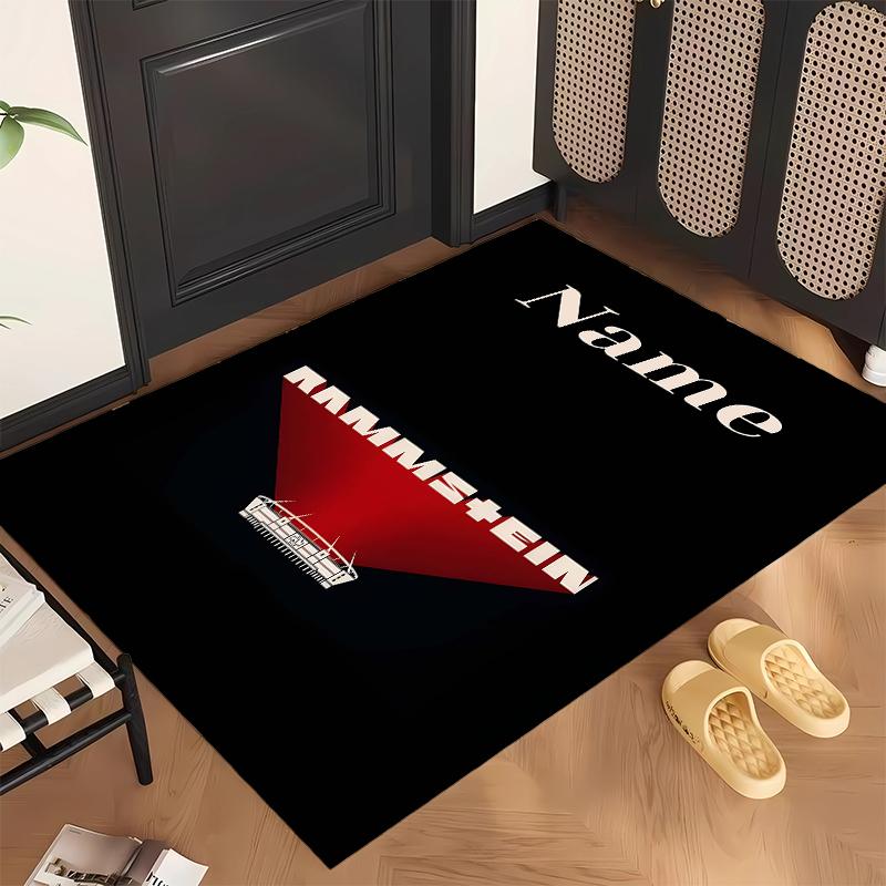 Rammstein (1) Personalisierter Name Büro Teppich Stilvolle Dekoration für Wohnzimmer Schlafzimmer Küche