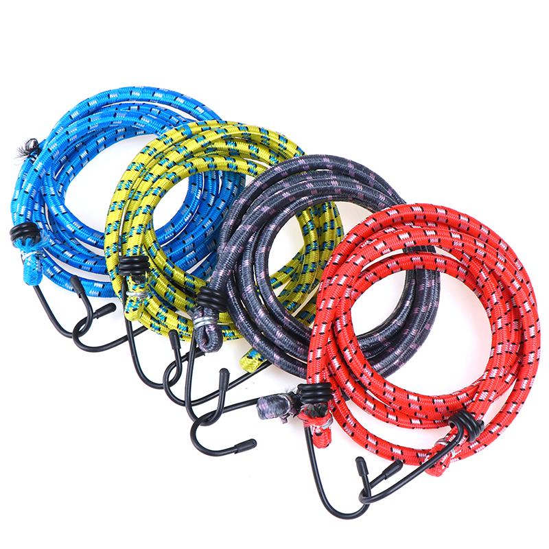 Buy 1Pc 1.5M Bungee Cord Strap Heavy Tarp Stretch ElasticTie Down Hooks