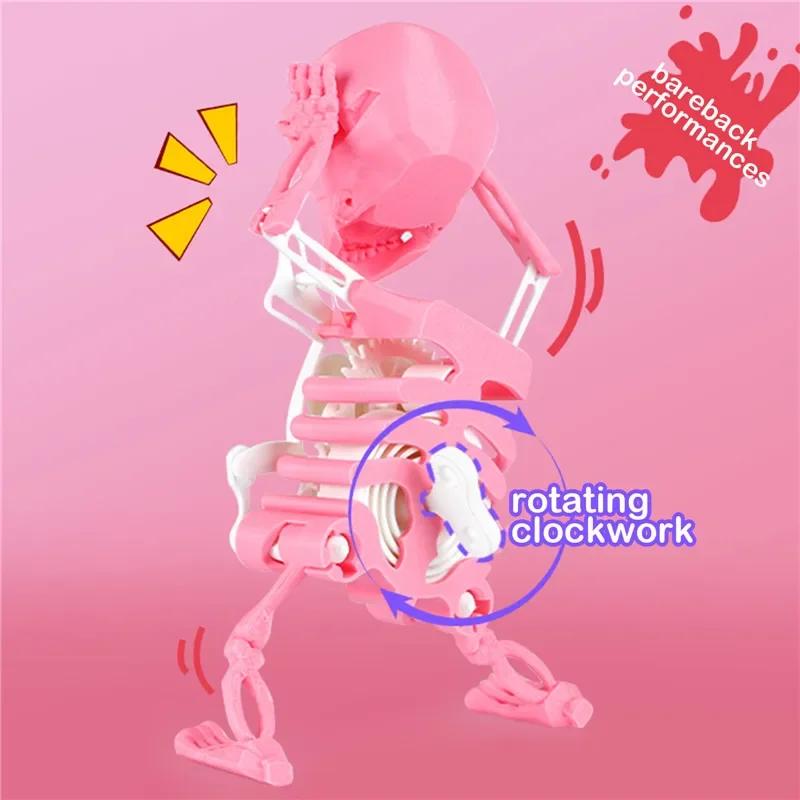 3D Printing Dancing Skull Skeleton, Interesting Mini Skull, Spooky Dancing, Comes with Home Decorations, Children's Gifts