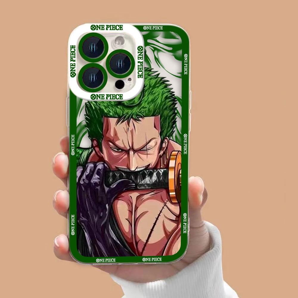 Anime One P-Piece Zoro Clear Phone Case For OPPO A6X A98 A94 A79 A78 A74 A60 A58 A57 A55 A54 A53 A31 A15 A9 A5 A3 A3X A5X Case