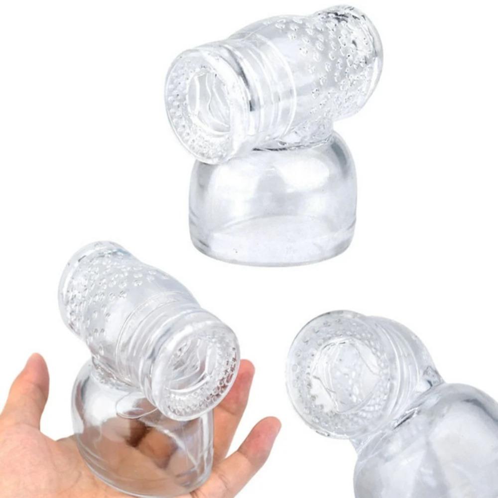 Male Masturbator Cock Sleeve Penis Ring Glans Sucking Caps Stimulator Erotic Sex Toys for Men  Magic Wand Holder Vibrator Cover