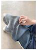 2024 Summer Women's Gradient Wide-Leg High-Waisted Jeans - Thin, Straight, Loose, Floor-Length