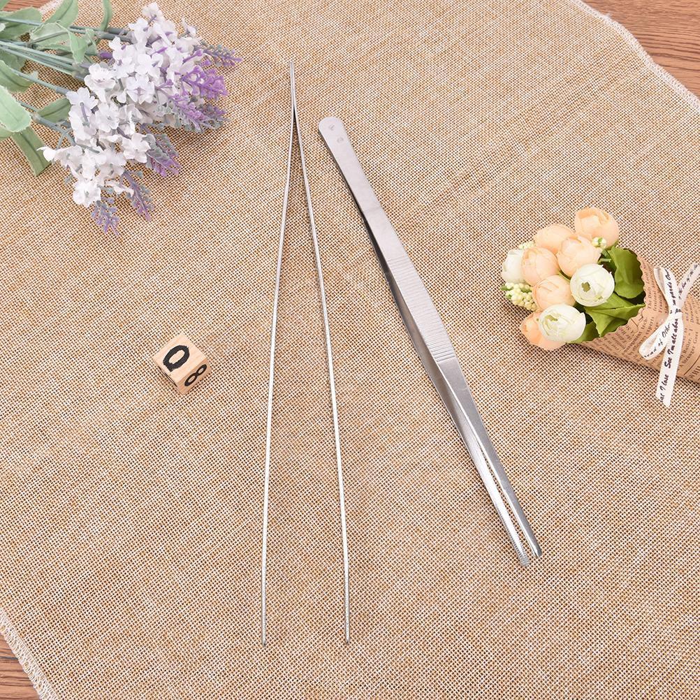 1PC Kitchen Gadgets Barbecue Thicker Tongs Food Tongs Food Clip Stainless Steel Churrasco Tweezers Clip Barbecue Buffet Restaurant Tools