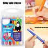 12/24/36/48 Colors Twistable Crayons Wax Crayons Washable Crayons Oil Painting Stick Painting Accessories for Toddlers
