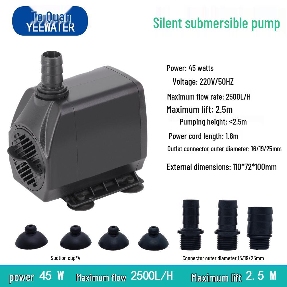 Leise Tauchwasserpumpe für Aquarium & Umbau ländliche Toilette