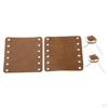 7/8 inch to 1 PU Leather Motorcycle Hand Grips Cover Handlebar for Bobber Chopper -Rennfahrer