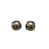 French Retro Big Pearl Ear Buckle Light Luxury High-End Retro Earrings White Gray Metal Wind Niche Design Earrings