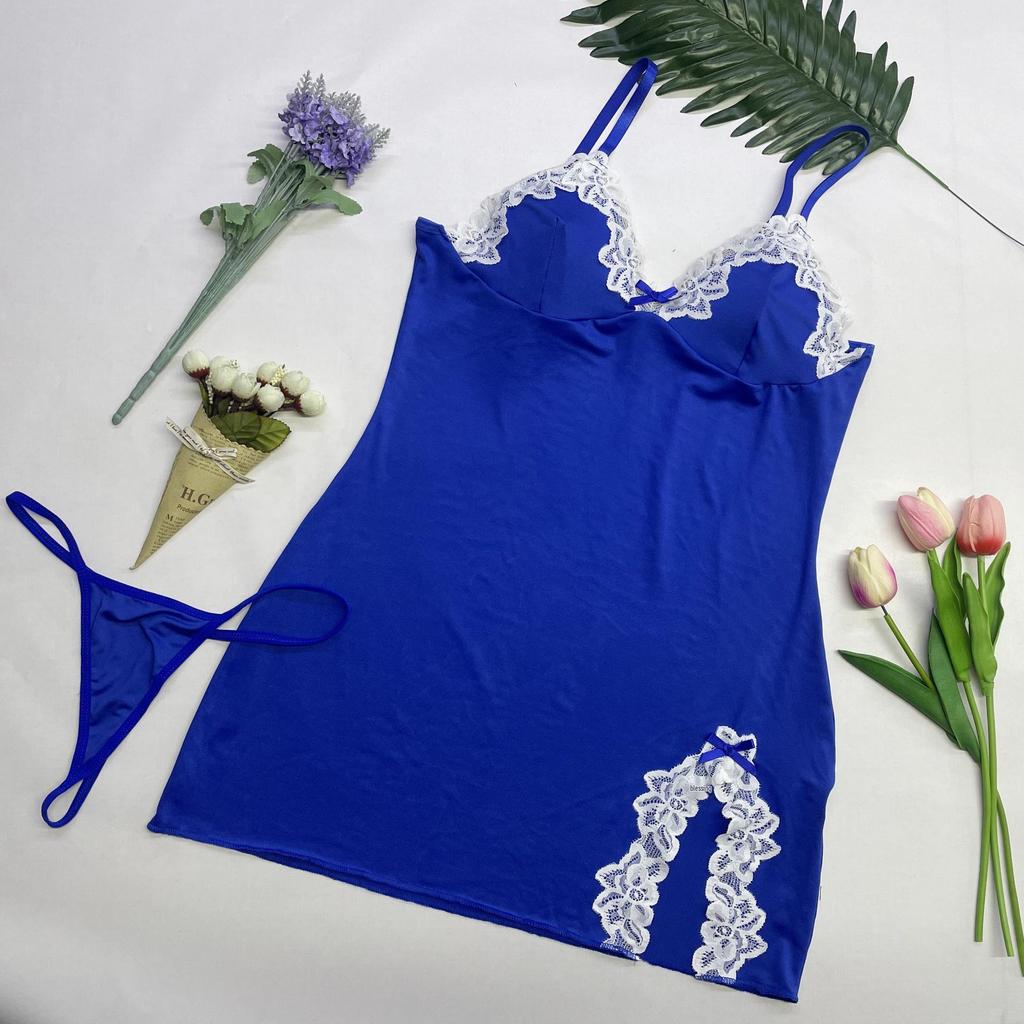 Luxurious Plus Size Lace Camisole Nightgown for Women