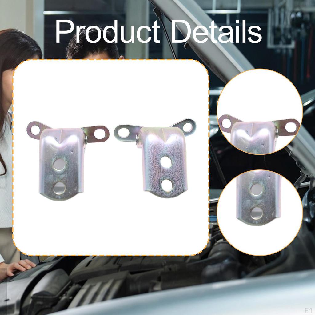 2 Pieces Door Hinges Set Metal Replaces Part High Performance 82420-2J00A 82421-2J00A for Patrol Gu