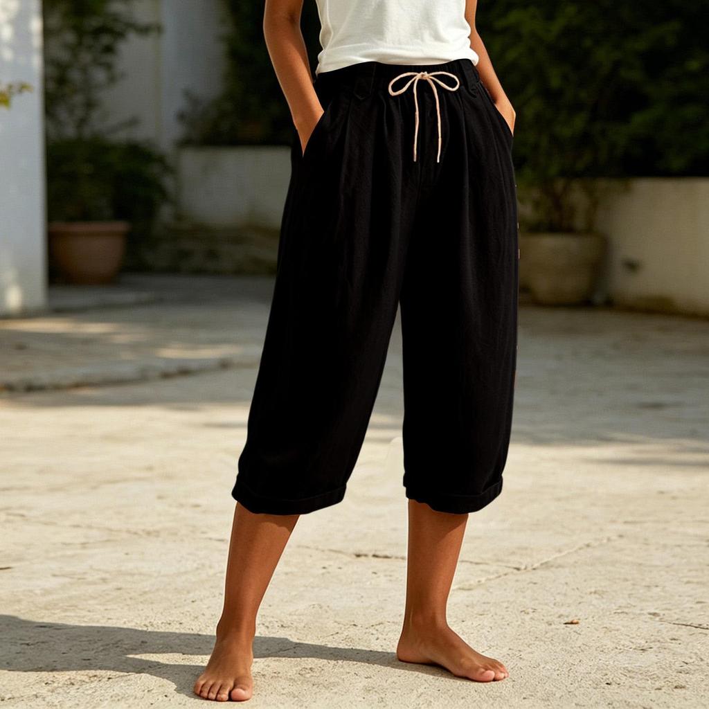 Women's Casual Pants with Pockets, Loose Fit, Relaxed for Everyday Wear
