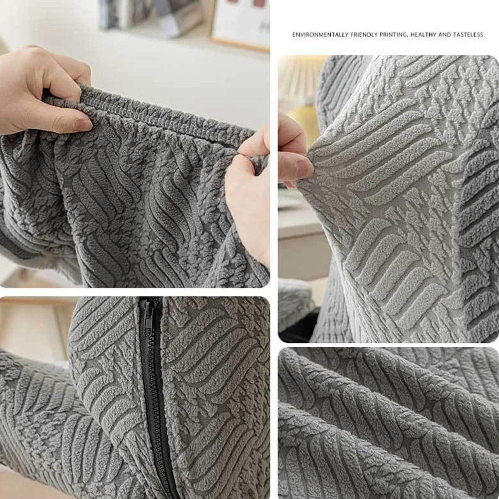 Stretchy Gaming Chair Covers Breathable Thicken Slipcovers Anti-slip Dust-proof Chair Cover Set for Office and Computer Chairs