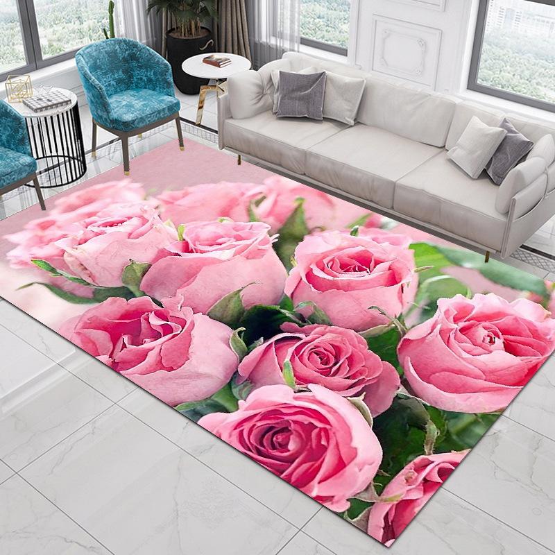 Living Room Carpet Nordic Ethnic Style Home Decoration Coffee Tables Large Area Plush Mat Bedroom Vintage Rug