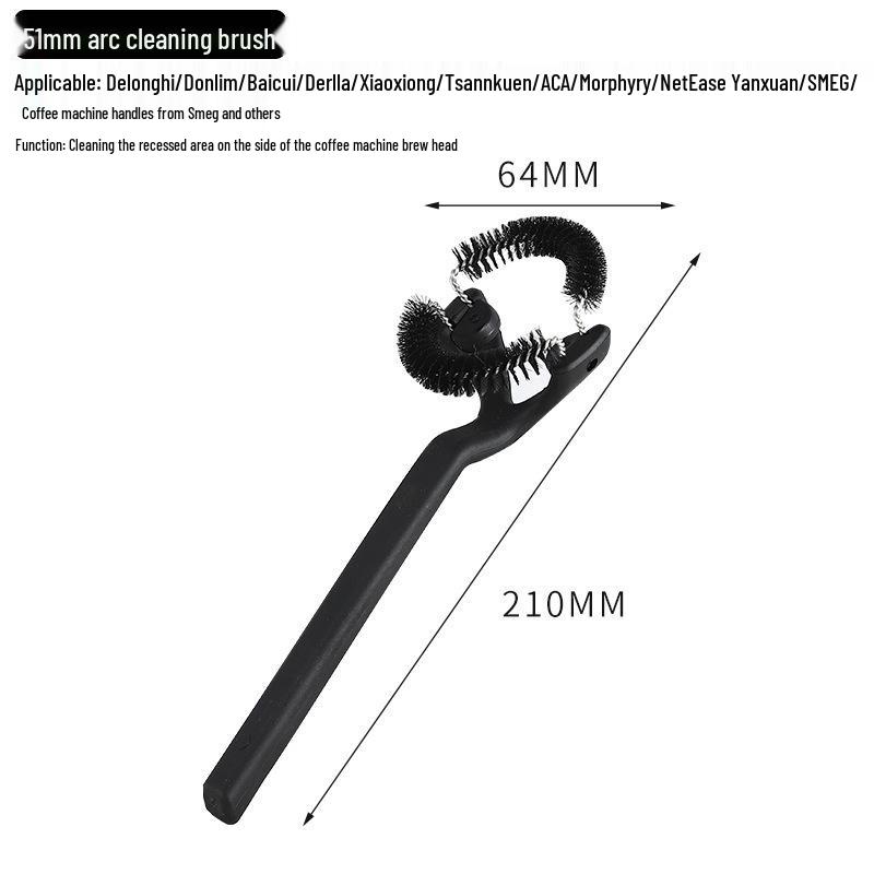 Reinigungsbürste für Brüh- und Filterkopf italienischer Kaffeemaschinen