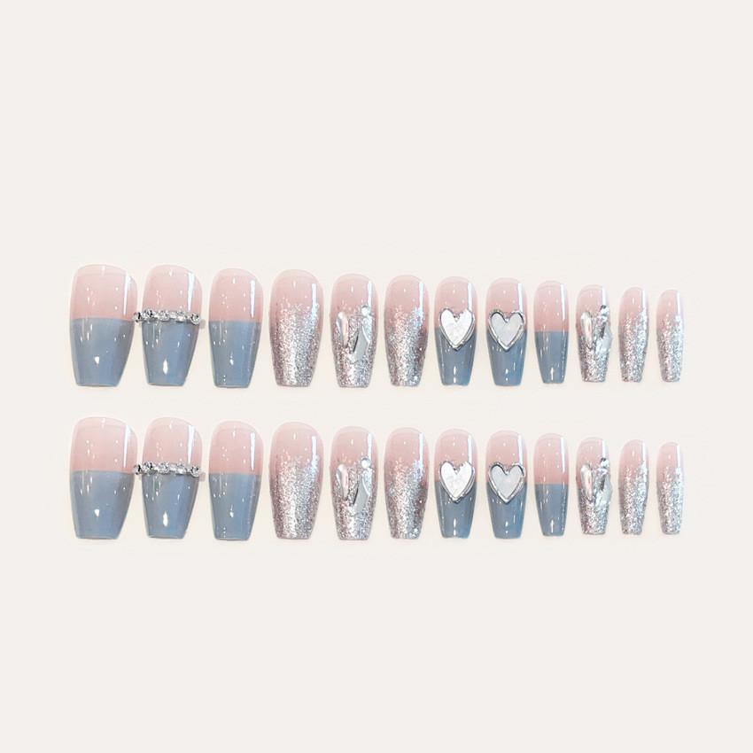 Fashion Handworn Nail Heartshaped Exquisite Classic Pure Wind Nail Style Patch
