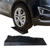 2pcs 5000KG Capacity Heavy Duty Car Ramps 70cm Plastic Portable Loading Access Ramps Lift Repair Maintenance Jack Lift Tool