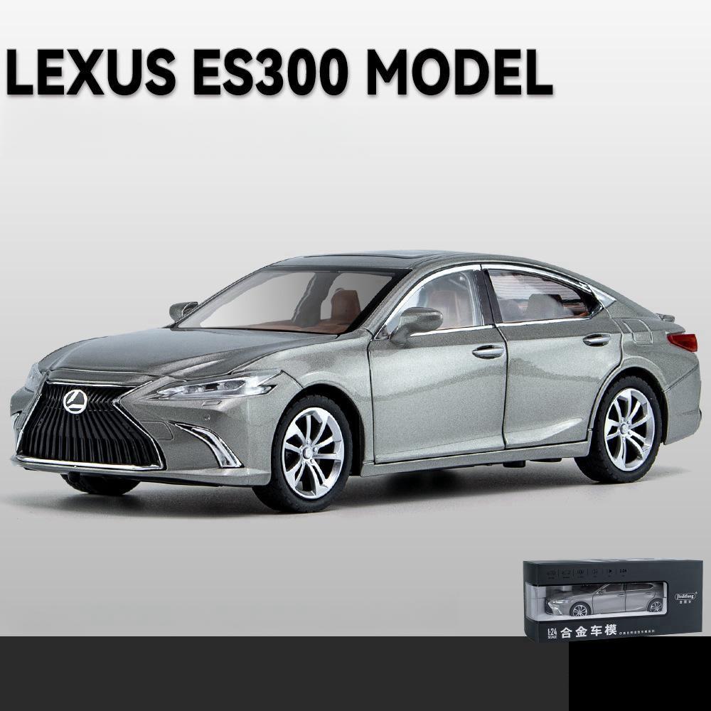 1/24 Lexus ES300h Auto Spielzeug für Kinder Diecast Miniaturmodell Rückzugsantrieb Sound & Licht Türen zum Öffnen Sammlung Geschenk für Jungen