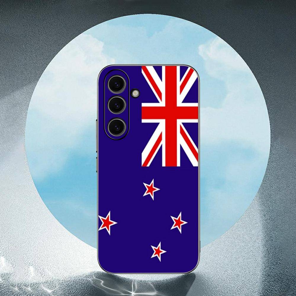 Australische Flagge Luxus Schwarze Handyhülle Für Samsung Galaxy S23 S24 S25 Ultra S22 Plus S21
