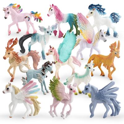 Adorno de Caballo Unicornio Elfo Pegaso Europeo Mítico para Niños