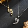 Pisces Titanium Steel Necklace - Women's Light Luxury, Fade-Resistant, Versatile Clavicle Chain, Douyin Popular Style