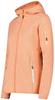 Jacket CMP Woman Fleece Jacket Fix Hood (3H19826) Jacket Knitted Melange Hoody (3h19826-03ct) White-salmon