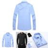 Versatile New Men's Casual Long Sleeve Slim Fit Solid Cotton Dress Shirts