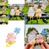Adorable Cartoon Pig Windmill Plush Cute Car Decoration Creative Small Gift