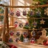 Christmas Acrylic Hanging Ornament Advent Set, Cute Holiday Pendant Decor, Christmas Gift Box