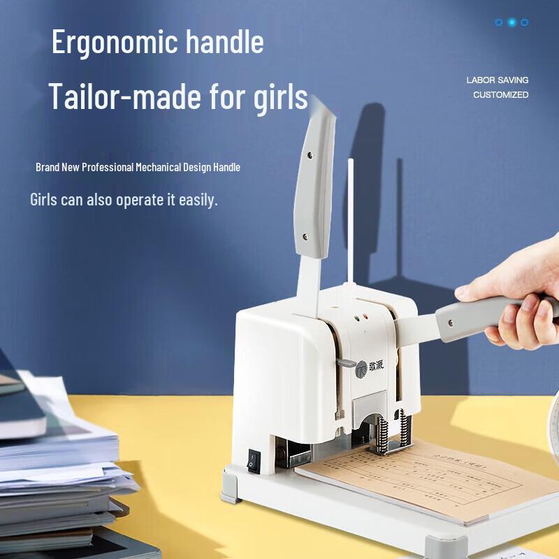 GEPAD GP-30E Elektrische Perforeer- en Financieel Bindmachine CN-stekker (adapter meegeleverd)