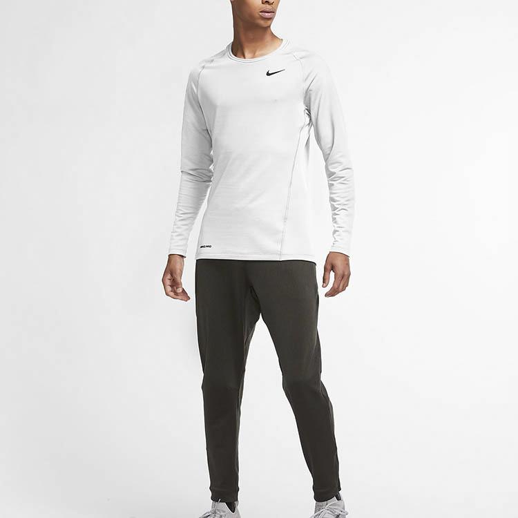Nike Pro Logo Quick-Dry Training Top Men Tops White CV3047-100