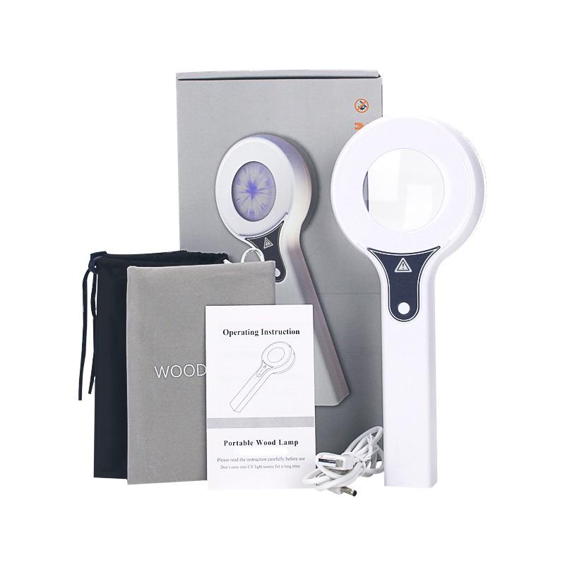 

Светодиодная лампа Вуда второго поколения - Инструмент для анализа кожи в холодном свете USB белый