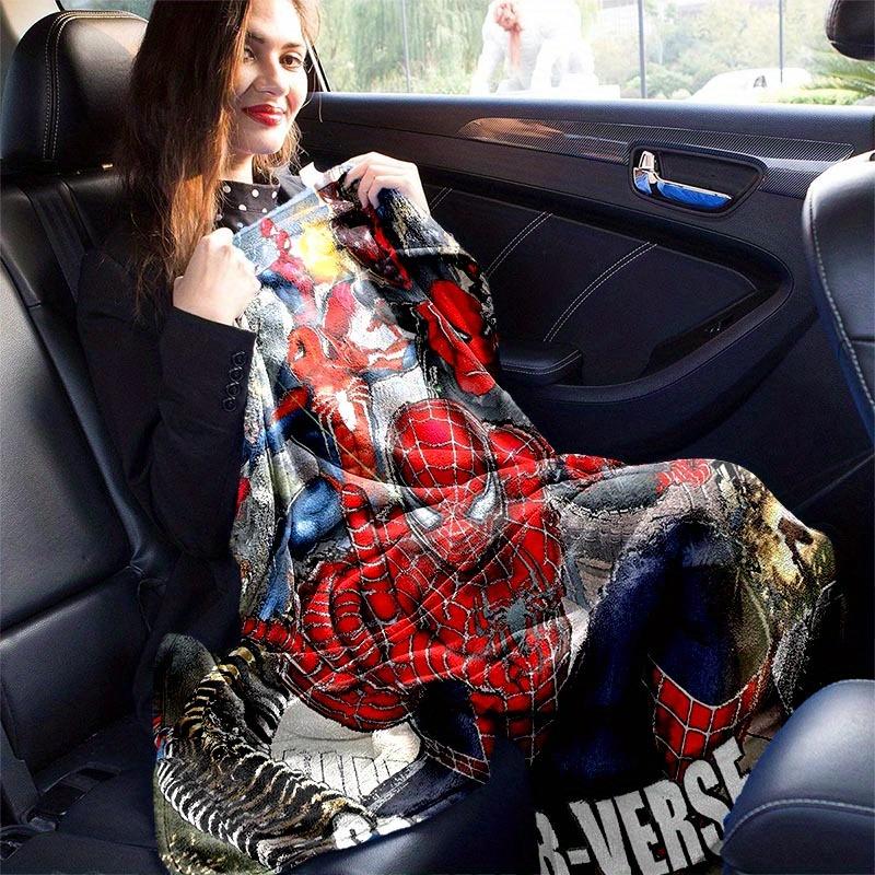1pc Spider-Man Printing Blanket - Soft, All-Season Throw for Living Room, Bedroom,Personalized Gift with Adorable Cartoon Design