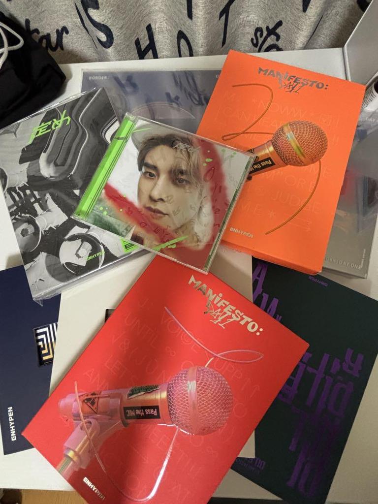 [USED] ENHYPEN album and trading cards