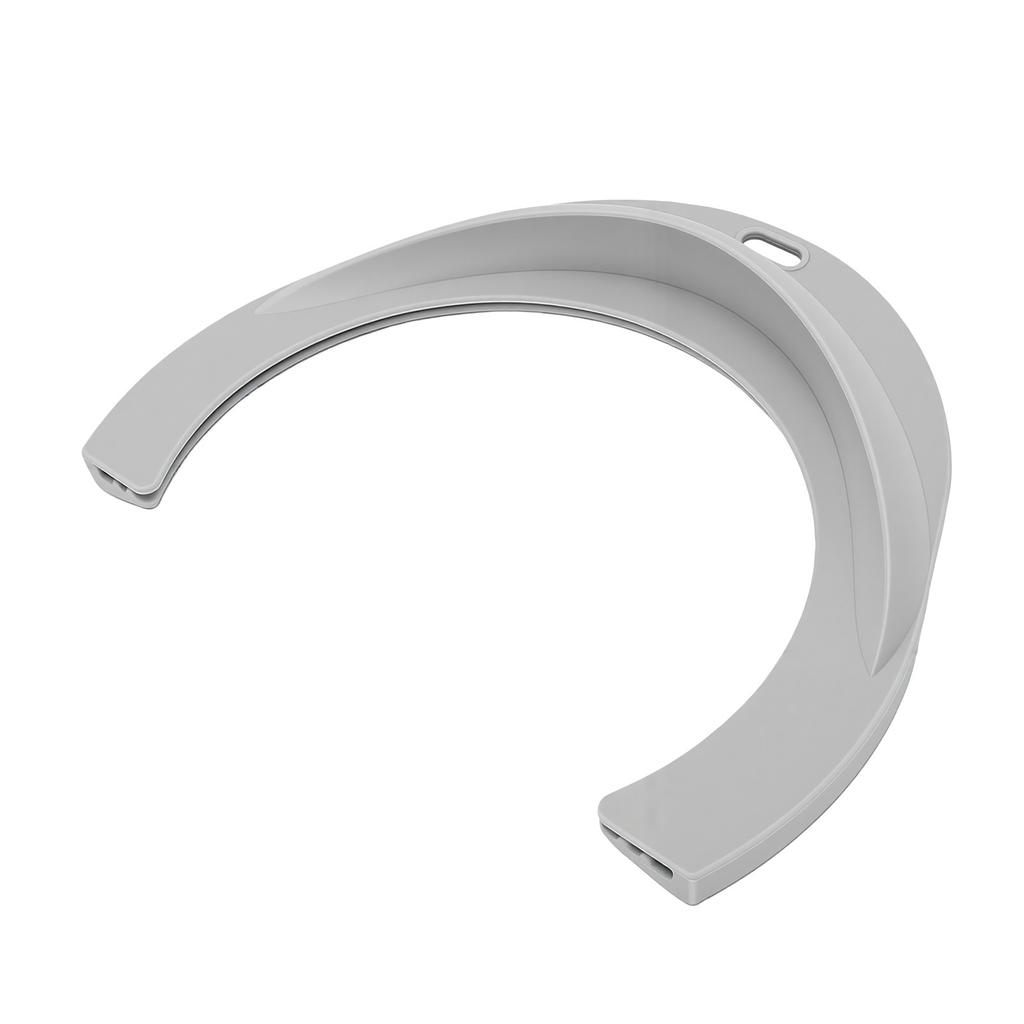 Silicone Plate Guard Non Spill Plate Cover Food Guard for Eating Feeding Dining Aid Gray