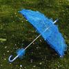 60Cm Women Ladies Cotton Lace Parasol Umbrella Bridal Wedding Party Handmade