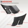 Pair Cowl Panel End Cap Covers Set of 2 For Chevrolet Silverado 1500 2500 3500 07-13 Models Driver and Passenger Side 15946002