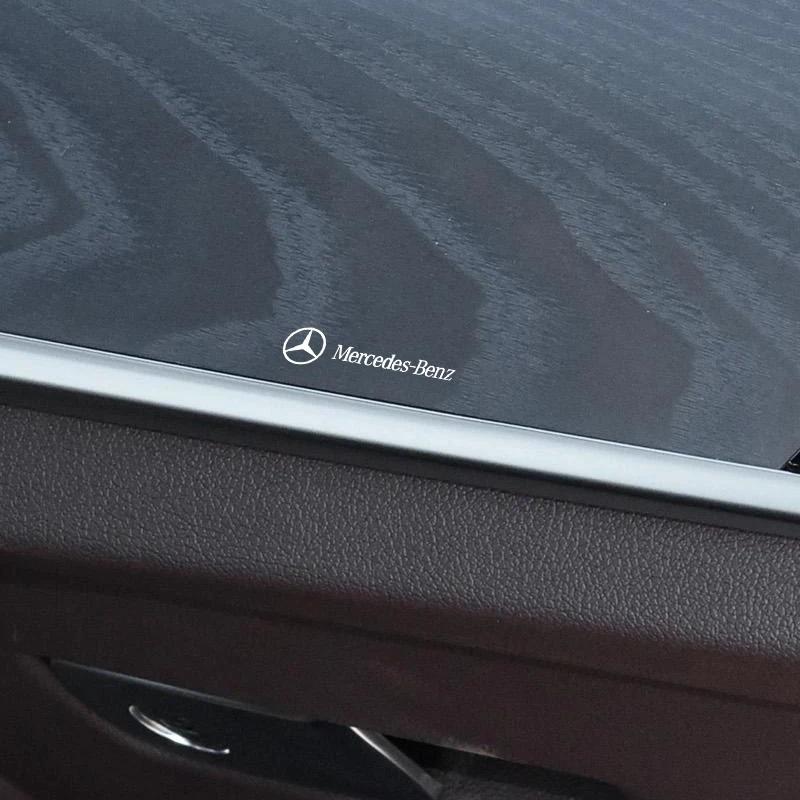 AABIE1 2/5/10Pcs Car Interior Random Stickers Car Steering Wheel Caps Styling For Mercedes Benz C200 C230 C240 C250 C280 C300 C320 C350