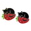 Black Cat Badge Pin Jewelry Accessories Lapel Pin Cat Brooch Enamel Pin Lapel Brooch Brooches Pin